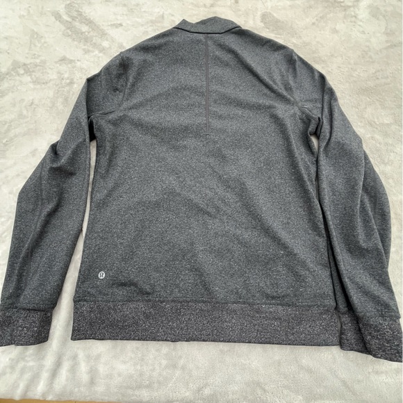 Lululemon Men's Sojourn Athletic Track Jacket Heathered Gray - Picture 4 of 12